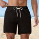 thumbnail image 1 of Ceisia Men's Quick-Dry Swim Trunks | 4-Way Stretch Elastic Waist Beach Shorts (Multiple Solid Colors) Gifts, 1 of 7
