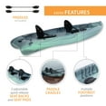 thumbnail image 3 of Lifetime Envoy 10.5 Ft. Sit-on-Top Tandem Kayak, Mystic Fusion (91238), 3 of 10