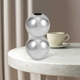 thumbnail image 3 of WEUVEB 2Pcs Weather Resistant Stainless Steel Hollow Ball Reflective Sphere for Outdoor Use, 3 of 8