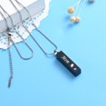 thumbnail image 3 of Constantlife Vertical Bar Mom Urn Necklace Simple Urn Pendant Commemorative Ashes Souvenir Men Women's Necklace Cremation Jewelry, 3 of 4
