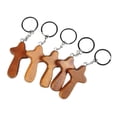 thumbnail image 3 of Llavero Cruz de Madera perfke 5 uds Accesorios de regalo artesanales, 3 of 9