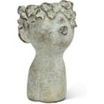 thumbnail image 3 of Abbott Collection 27-BACI-188-SM Sm Kissing Face Planter-7.5" H, Grey, 3 of 4