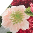 thumbnail image 5 of JWH Throw Pillow Cover Sage Tassels Red Peony Pink Floral Light Green 18x18Inches Farmhouse Bohemian Decor (No Insert), 5 of 9