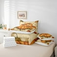 thumbnail image 6 of Manfei Orange Pumpkin 7-Piece Twin Bedding Sets,Autumn Maples Bedding Comforter Set,Happy Fall Sheet Sets For Children,Breathable Home Decor Reversible, 6 of 8