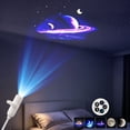 thumbnail image 3 of Ocean & Galaxy Projector Night Light for Bedroom, Car, LED Starry Sky Lamp with 360 Degree Flexible Gooseneck, USB Powered Galaxy Light for Home Decor Sleep Mood Lighting, 3 of 7