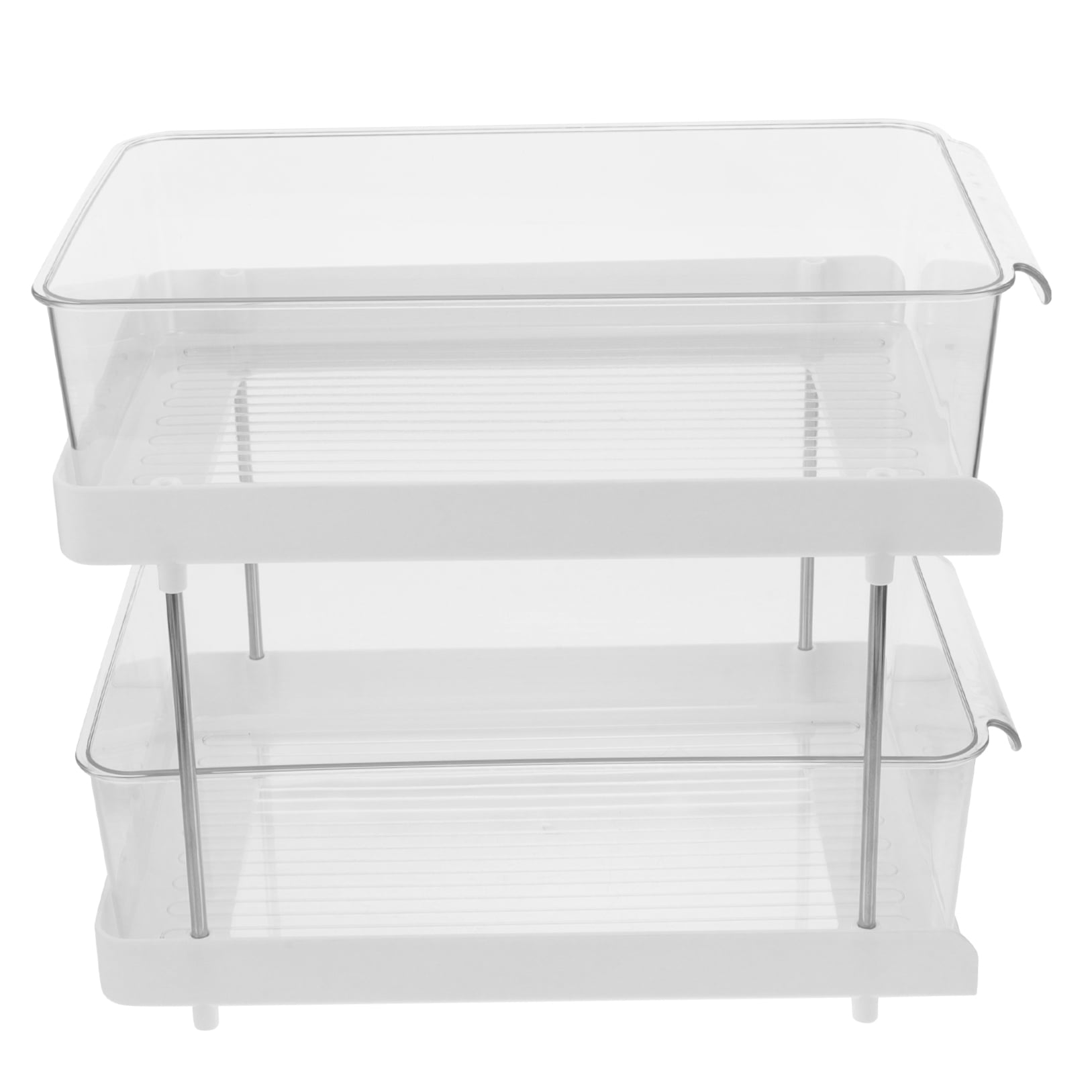 PTOOTP Stainless Steel Under Sink Organizer Shelf for Kitchen, Bathroom Cabinet, Pantry Storage - 1 Set