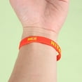 thumbnail image 1 of WEUVEB 5 Pcs Bracelet en Silicone Rouge pour Fans de Sport 6.5 Po, 1 of 4