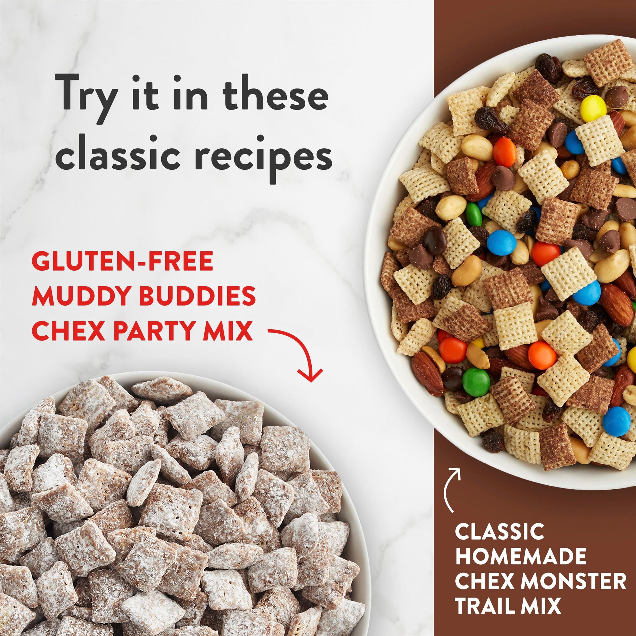 (5 pack) Chocolate Chex Cereal, Gluten Free Breakfast Cereal, Family Size, 20.3 oz