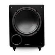 Fluance DB10W 10-inch Low Frequency Powered Subwoofer for Home Theater (Natural Walnut)