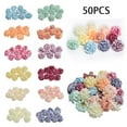 thumbnail image 6 of Gerich Artificial Silk Floral Flower Head Hydrangea, 50 Pcs Silk Hydrangea Flowers Artificial Flowers Heads for Wedding Party Decor Craft DIY, 6 of 8