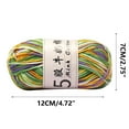thumbnail image 3 of Wuztai Five Strands Milk Cotton Gradient Yarn for Hand-woven DIY Doll, Baby Wool Ball, Crochet Knitting Material, 3 of 6