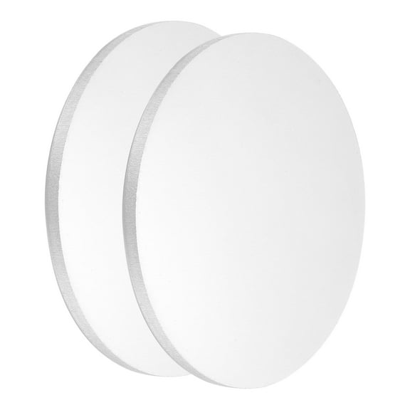 Uxcell 2Pcs Aluminum Disc, 3"(80mm) Diameter 0.16"(4mm) Thickness Round Aluminum Sheets 5052 Aluminum Circle Plates for Metal Stamping
