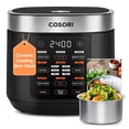 thumbnail image 1 of COSORI Rice Cooker 10 Cup, 24h Keep Warm, Non-stick Ceramic Inner Pot, 18 Functions Fuzzy Logic Rice Maker with Stainless Steel Steamer Basket, Saut&, 1 of 7