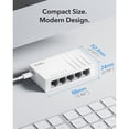 thumbnail image 6 of Cudy 5-Port Gigabit Switch with USB-C Power Input GS105U, 6 of 6