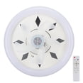 thumbnail image 2 of Luz De Ventilador De Techo Regulable, Ventilador De Techo LED ABS E27 85-265V 11,8 Pulgadas Para Dormitorio, 2 of 7