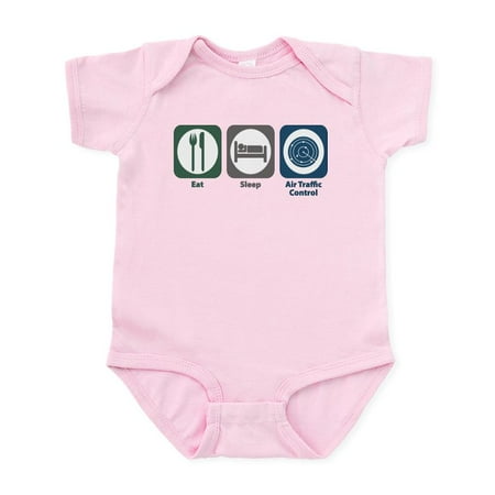 

CafePress - Eat Sleep Air Traffic Control Infant Bodysuit - Baby Light Bodysuit Size Newborn - 24 Months