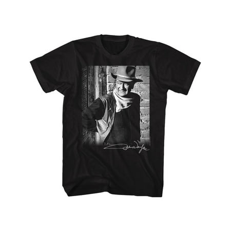 John Wayne American Legend Hollywood Icon Actor Portrait Pic Adult T-Shirt