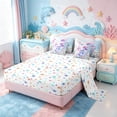 thumbnail image 4 of Manfei Cute Axolotl Salamander Twin Bedding Sets 7-Piece,Ocean Sea Aninal Bedding Comforter Set,Watercolor Sealife Coral Sheet Sets For Girl Teens,Luxury Bedroom Decor,Reversible, 4 of 9