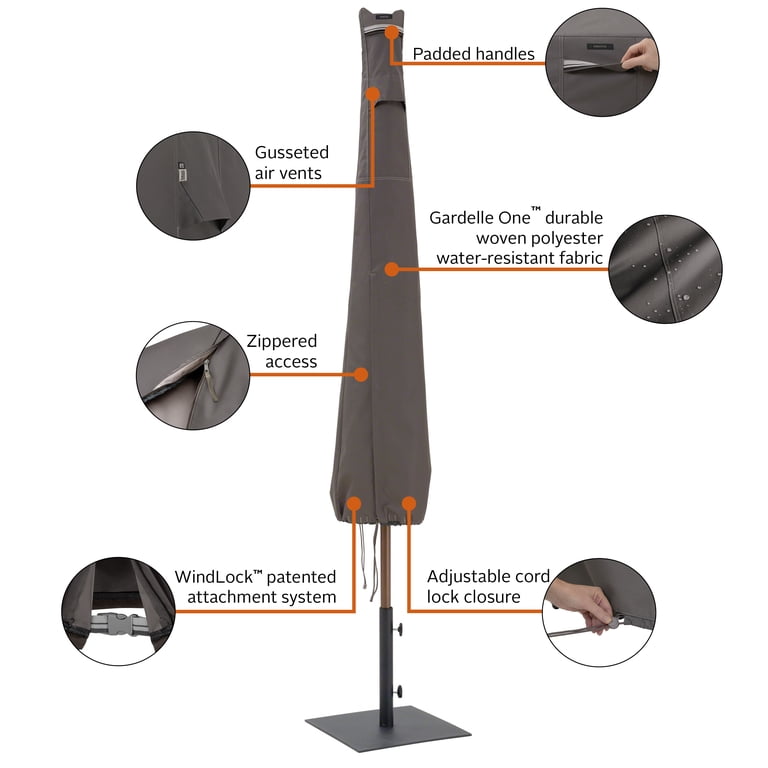 classic accessories ravenna patio umbrella cover 11 Ft durability and extensive collection of covers Classic Accessories Veranda Offset Patio
