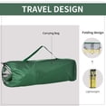 thumbnail image 5 of Outsunny 2-Person Loveseat Camping Chair, Oversized Folding Double Lawn Chair with Cup Holders & Carry Bag, Oxford Fabric & Steel Frame, Green, for Picnic, Beach, Fishing, Outdoor, 5 of 8