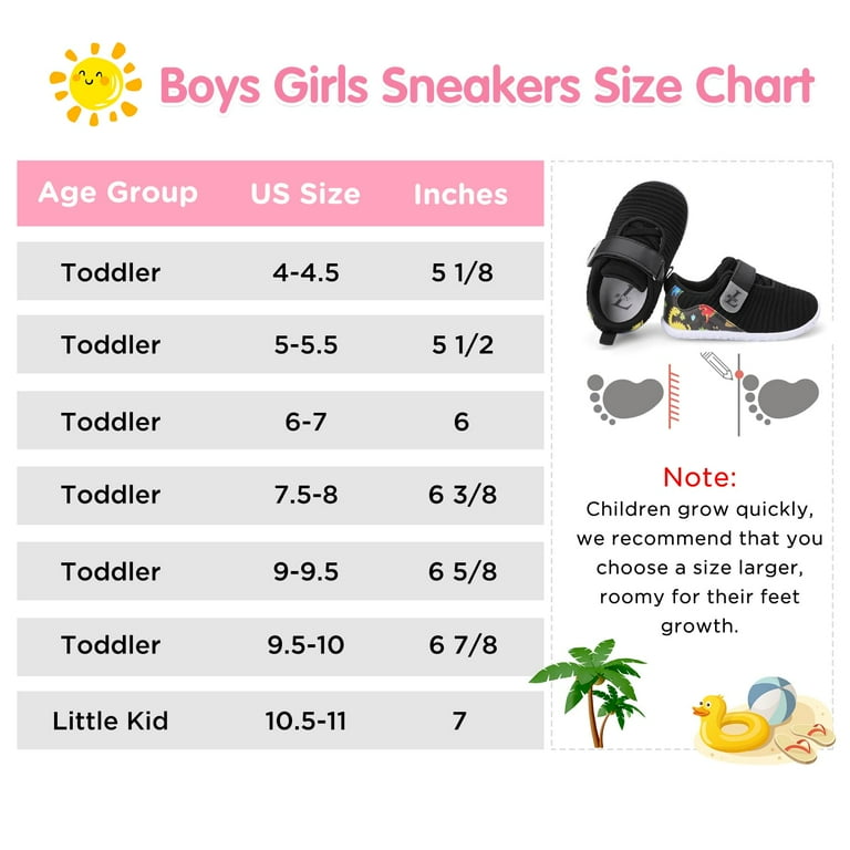 Girl Shoe Size Chart India Toddler Shoes Kids What Size Shoe For A