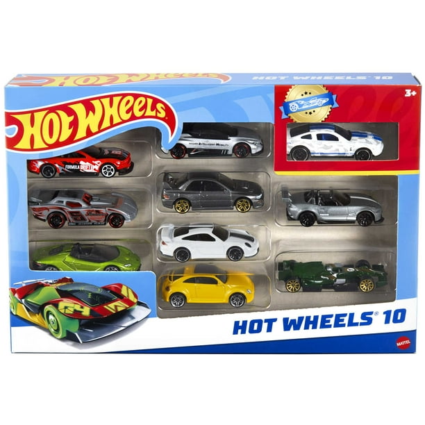 Hot Wheels 1:64 Scale 10-Pack Cars - Styles May Vary - Walmart.ca
