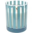 thumbnail image 3 of Pavilion Gift Company Blue Best Aunt Ever-7 Oz Stripe Glass Candle-Serenity Fresh Cotton Scent, 3 of 7