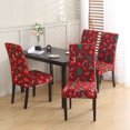 thumbnail image 3 of Funda protectora para silla de Navidad, cubierta elástica para asiento de comedor, decoración de banquete de restaurante y cocina, 1/2/4/6 piezas, 3 of 5