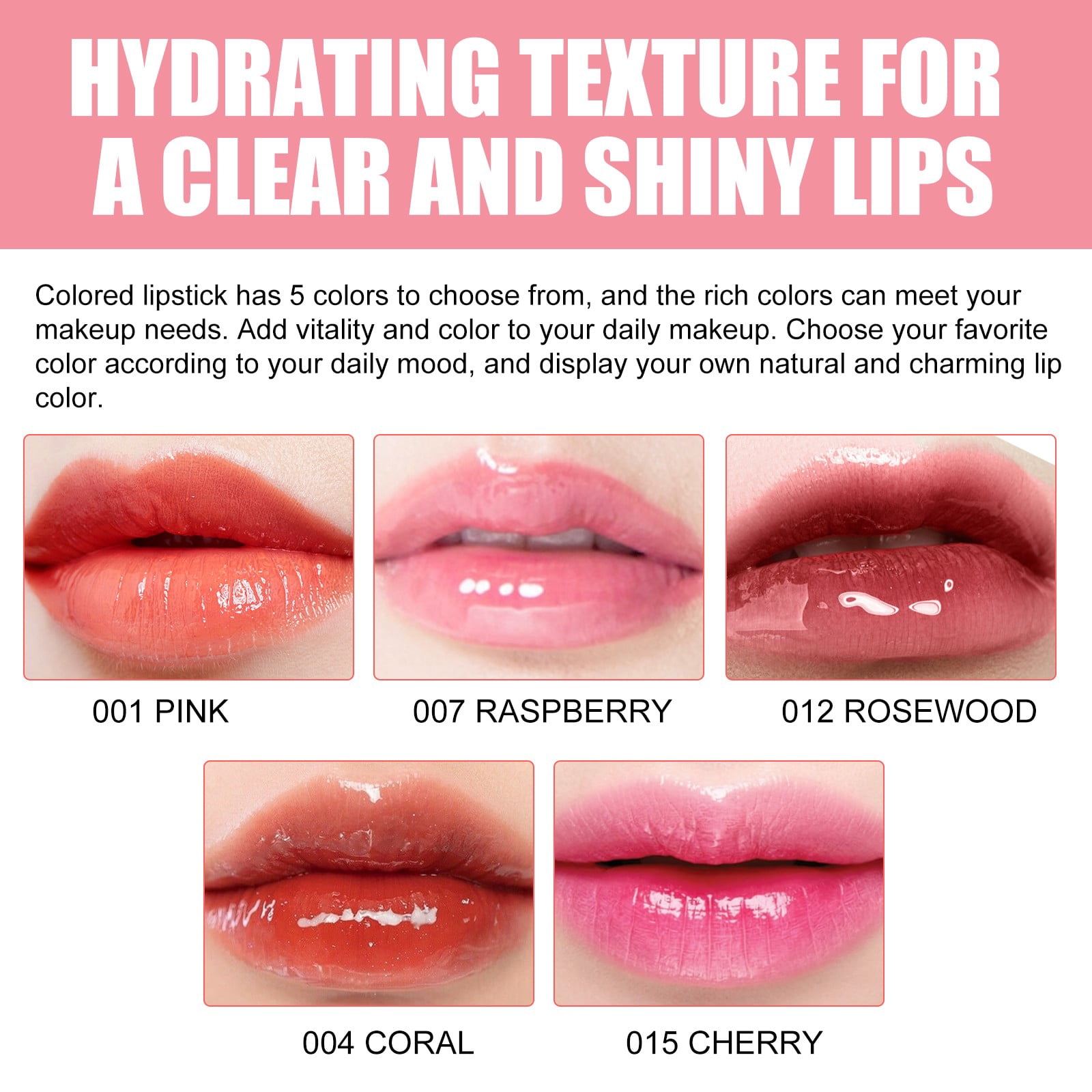 coral lip oil