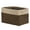 Brown, variant on Sorbus Cubby Storage Organizer, 15-Inch Collapsible Bins with Dual Handles for Home and Office Shelves