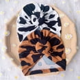 thumbnail image 4 of WERYOUNG Toddler Baby Boys Girls Leopard Print Cap Beaniess Knotted Elastics Turban Hat, C, One Size, 4 of 4
