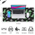 thumbnail image 5 of Long Mouse Pads for Desk,Black Cartoon Space Dinosaurs Pattern Desk Mats on Top Of Desks, Desk Mouse Pad Extra Large with 3mm Non-Slip Base and Stitched Edge for Gaming,Office,Work,Home 35.4"x15.7", 5 of 6