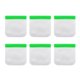 thumbnail image 1 of Bolsas reutilizables para almacenamiento de alimentos 6 piezas Bolsas reutilizables para congelador, 1 of 5