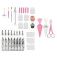 thumbnail image 1 of 83 piezas Kit de decoración de tartas Boquillas de acero inoxidable Suministros profesionales para decoración de tartas, 1 of 10