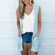 thumbnail image 2 of Blazers para mujer,Blusa sin mangas para mujer, top informal estampado con bolsillos, mezcla de algodón y poliéster, para uso diario, sopatenor, 2 of 8