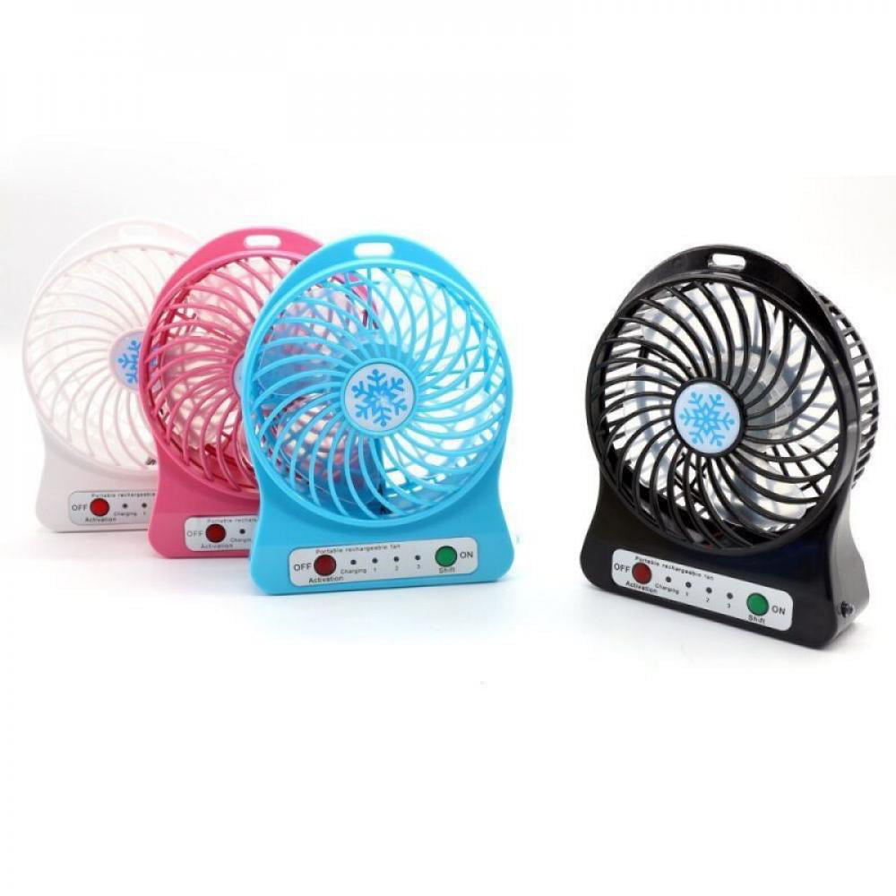 Details about  / Portable Mini Desktop Electric Fan Personal Air Cooler Desk USB Charging Fan