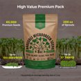 thumbnail image 3 of Organo Republic Broccoli Sprouting & Microgreens Seeds 8oz - 65,000 Non-GMO Heirloom Seeds, 3 of 6
