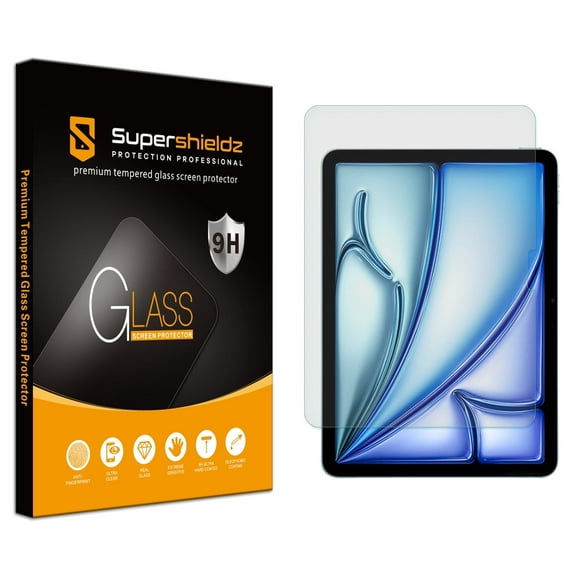 Supershieldz Anti Glare (Matte) Tempered Glass Screen Protector Designed for iPad Air 11 inch (M3/M2, 2025/2024) Anti Fingerprint, Anti Scratch, Bubble Free