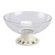 thumbnail image 1 of Frutero con pedestal, plato para comida, soporte para frutero, cuenco con patas, bandeja para refrigerios y frutos secos Claro, 1 of 9