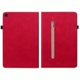 thumbnail image 5 of Dteck Case for Lenovo Tab M10 Plus 3rd Gen 10.6 inch, Multi-Angle Viewing Stand Zipper Wallet Card Folio Shockproof Tablet Cover,Red, 5 of 5