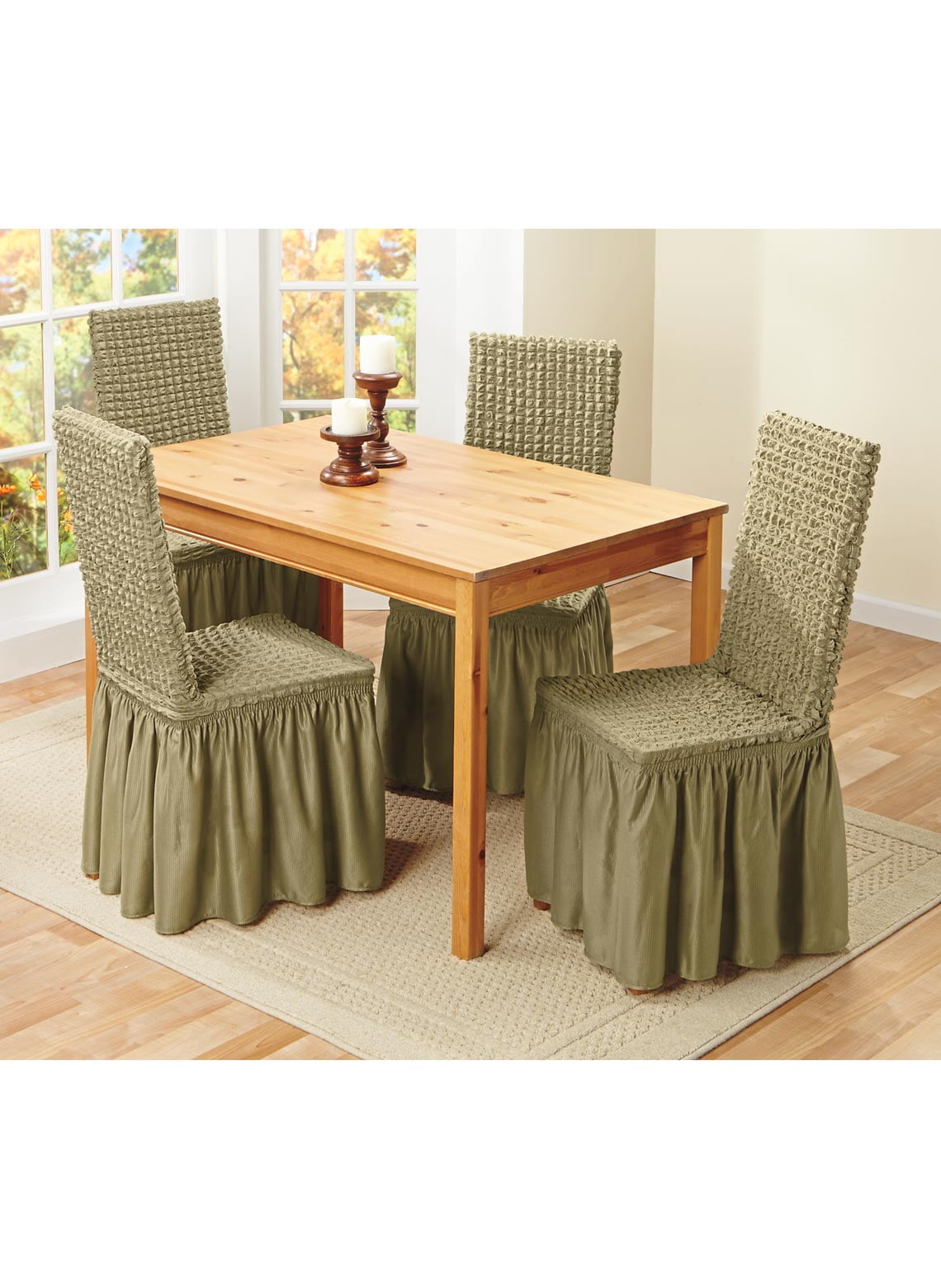 Textured Dining Room Chair Covers