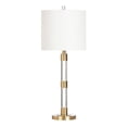thumbnail image 3 of Crestview Collection Winslet Metal Table Lamp with Nightlight with White Linen Shade, 3 of 5