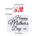 thumbnail image 3 of Stickers For Children Girls Mother's Day Tag Stickers Heart Shape 28.5x6x0.05cm Self-Adhesive 1 Sheet, 3 of 3