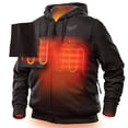 thumbnail image 3 of Sudadera con capucha con calefacción Milwaukee M12 12 V, iones de litio con batería grande, 3 of 8