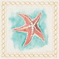 thumbnail image 2 of DeNeige, Elyse 15x15 Gold Ornate Wood Framed with Double Matting Museum Art Print Titled - Coastal Mist Starfish, 2 of 4