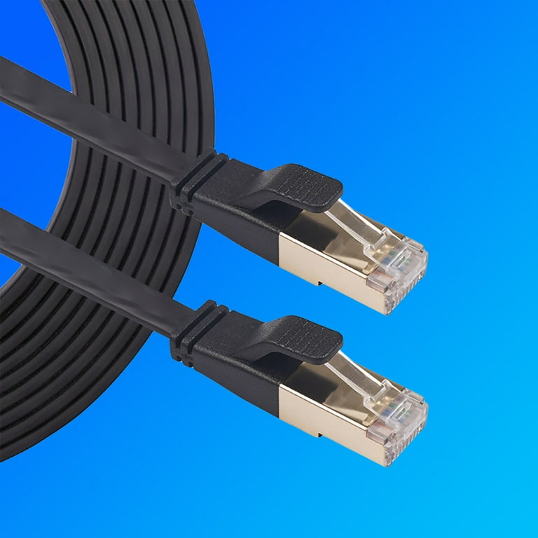 Câble Ethernet Cat7 30m Catégorie 7 Plat Rj45 Haute Vitesse 10gbps