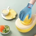 thumbnail image 3 of HOMEIORA Cutting Gloves, 2 Pairs of Cut Resistant Gloves Food Grade, Cut Resistant Gloves for Kitchen, Oyster Shucking, Fish Fillet Processing, Carving Wood and Gardening - S, Light Blue, 3 of 6