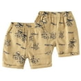 thumbnail image 7 of Kkkded Kids Toddler Boys Summer Shorts Baby Printing Shorts Cotton Casual Shorts Cartoon Soft Cartoon Printed Quarter Elastic Waist Pants for 1-8 Years, 7 of 7