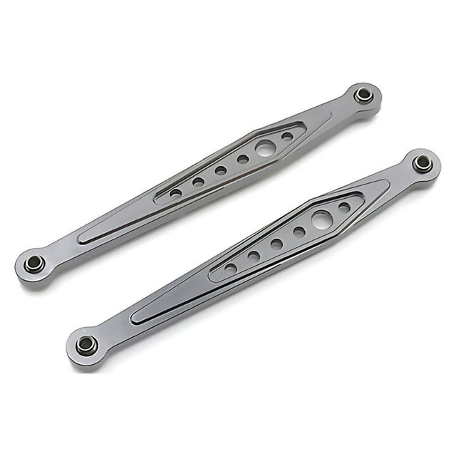 fastboy 2pieces Aluminum Rear Links Arm For 1/12 Wltoys 12428 12423 FY03 Crafted Rear Fixed Tie Rod Titanium