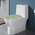 thumbnail image 3 of SEANATIVE Wood Print Toilet Seat Lid Cover Aesthetic Toilet Lid Dust Cover Elongated Toilet Seat Covers for Bathroom Universal Fit for Standard Oblong Round Lids Accessories Decor, 3 of 6